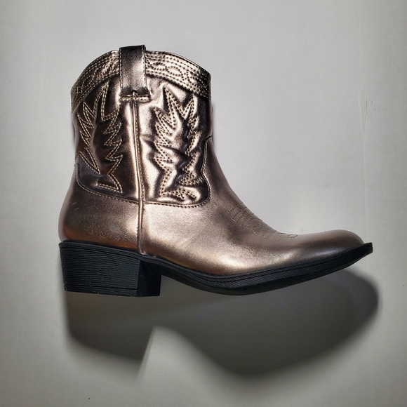 NWOT Free People Coconuts by Matisse Metallic Cowboy boot - Picture 5 of 8